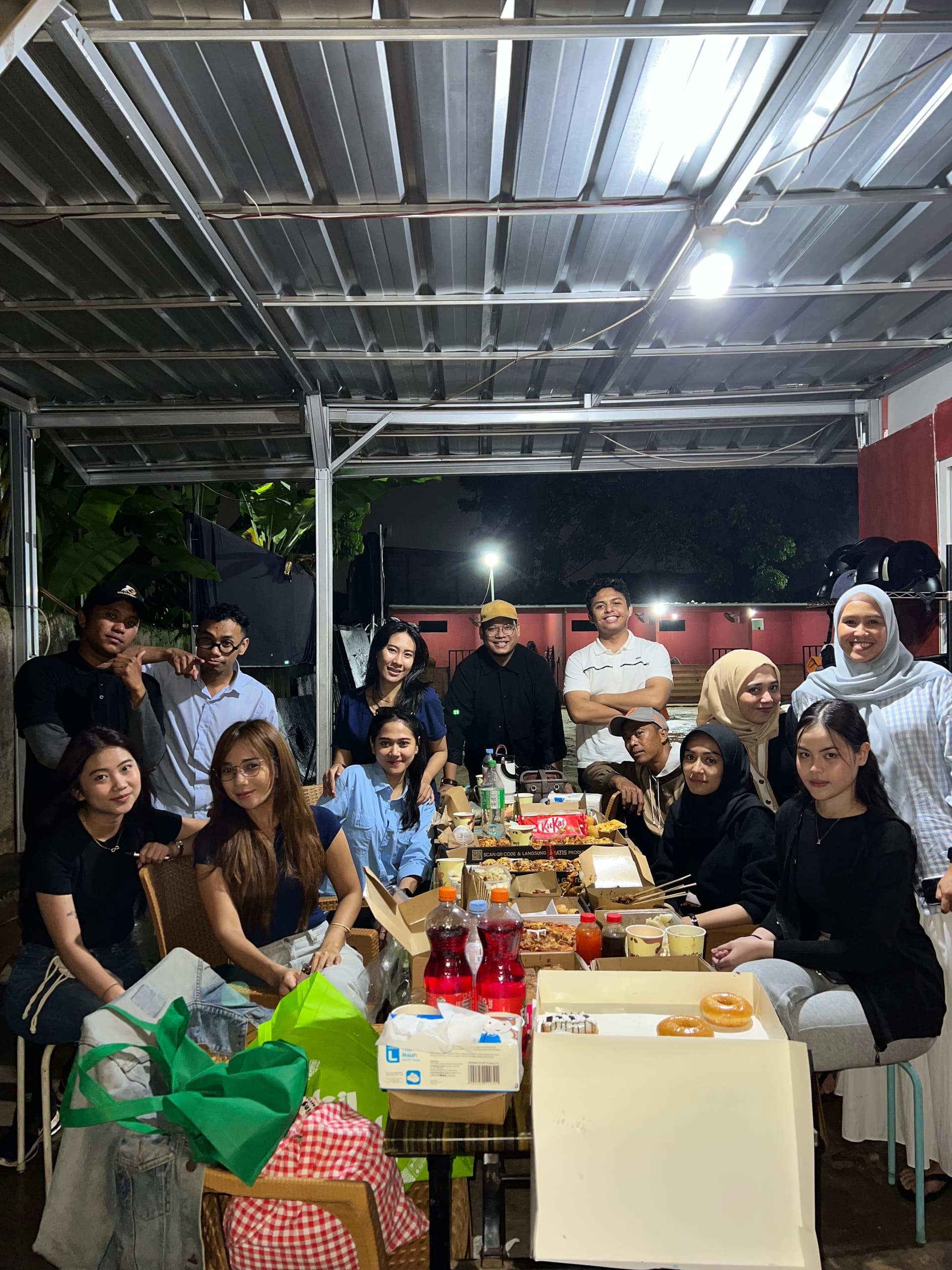 Community dinner at Golden Stable